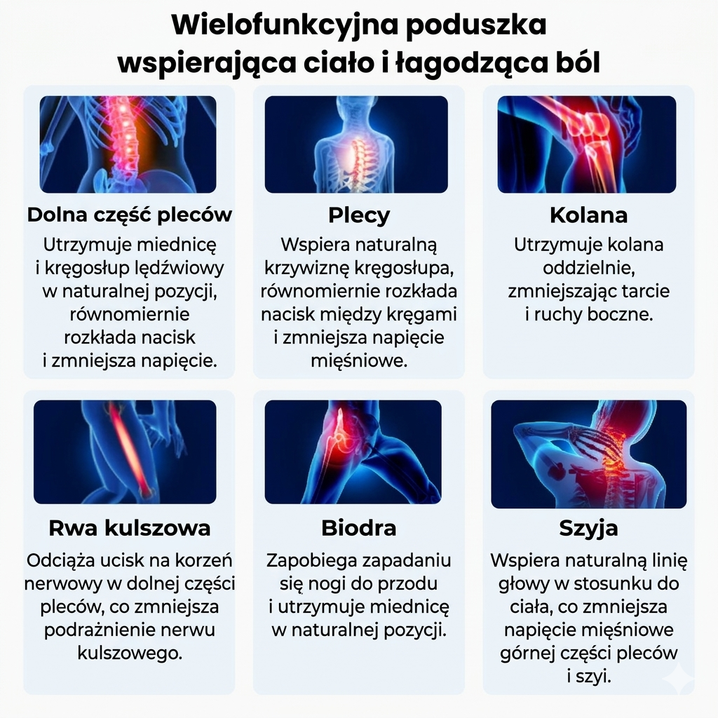 Viomed™ Poduszka wspierająca komfort snu